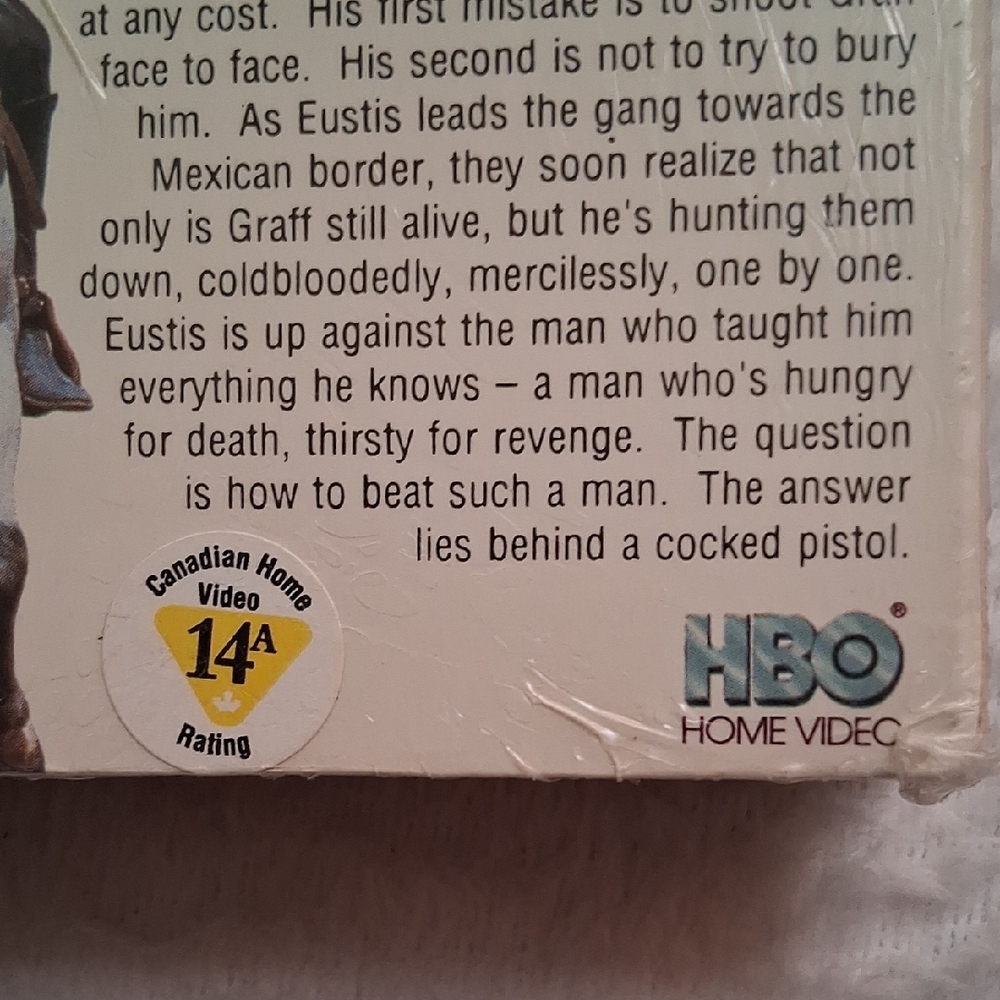 SEALED VHS. Mickey Rourke In, THE LAST OUTLAW. - Picture 4 of 6